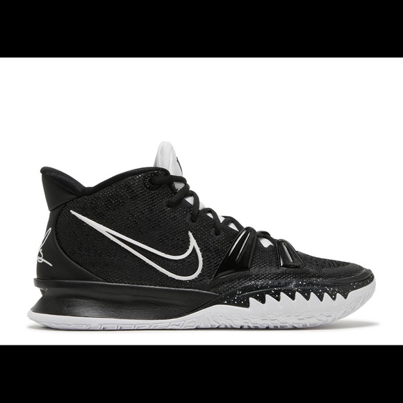 Nike Shoes Kyrie 7 Tb Blackwhiteblack Mens Basketball Shoe Nwt In